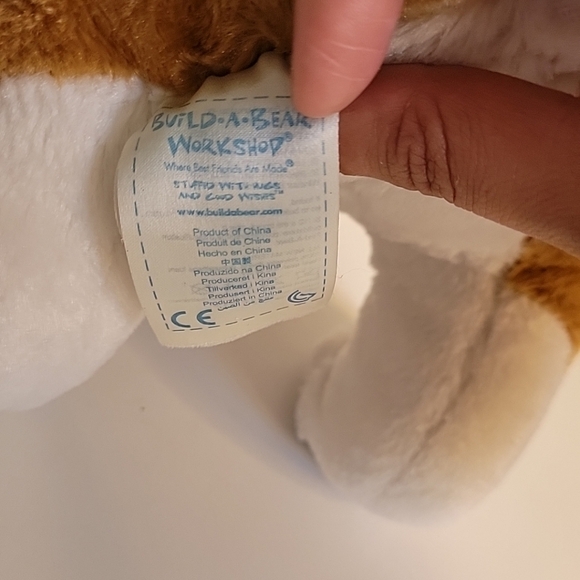 Build A Bear Brown & White BULLDOG Boxer 15" Soft Plush Puppy Dog-EUC! Retired - Picture 6 of 7